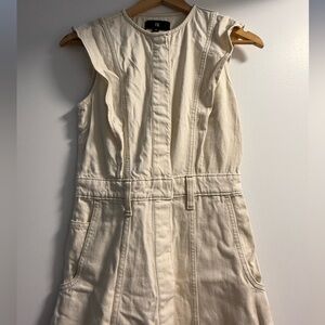 Banana Republic Cream Sleeveless Dress